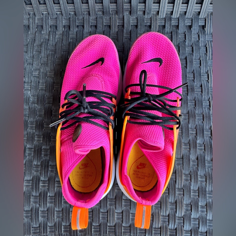 Nike Air Presto Pink Orange Running Shoes Womens Size 9 - Picture 6 of 9